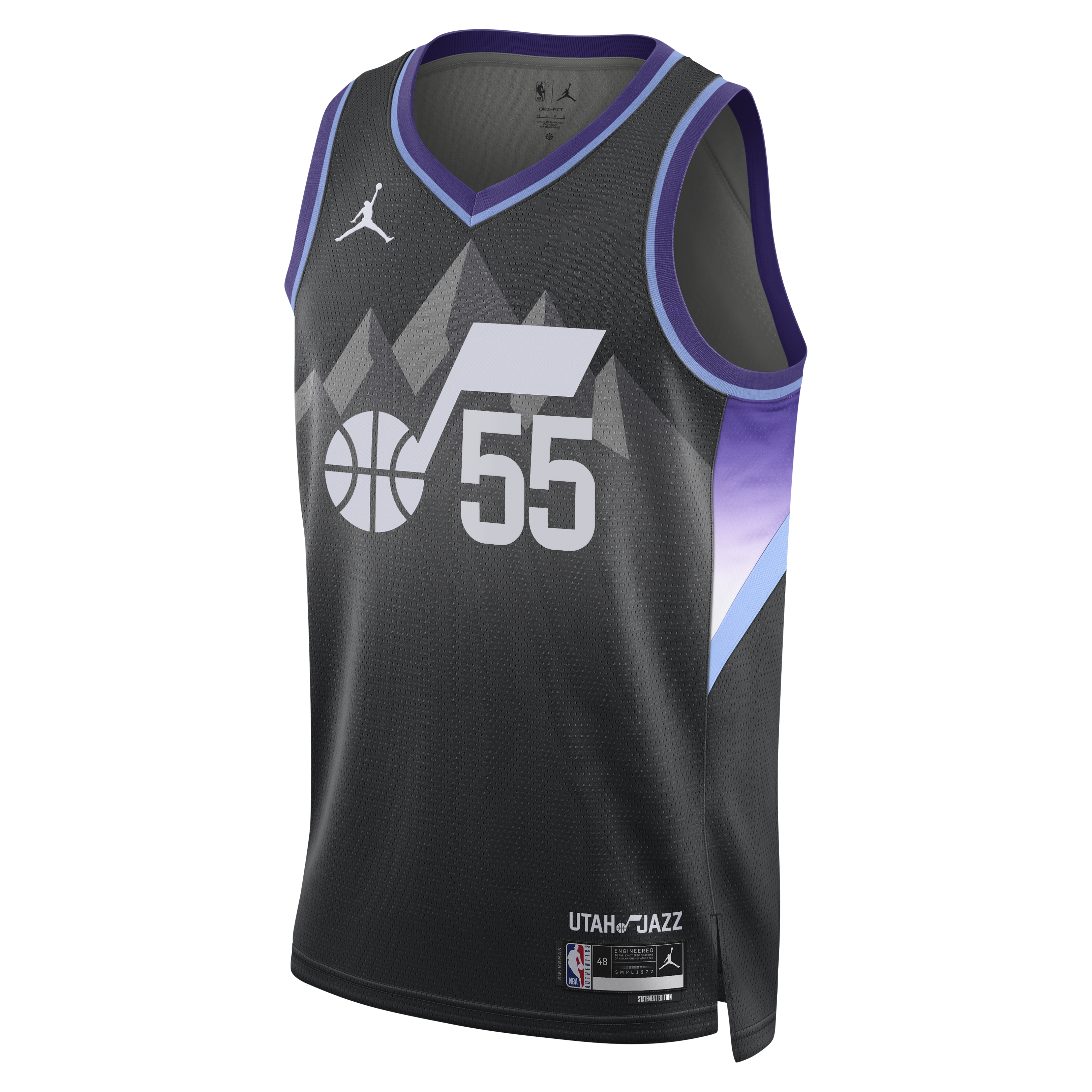 John Konchar Utah Jazz Statement Edition Swingman Jersey - Black - Unisex