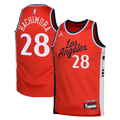 Rui Hachimura Los Angeles Clippers Statement Edition Swingman Jersey - Red - Youth