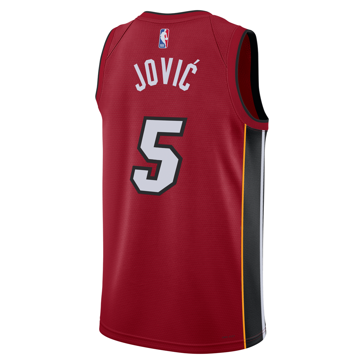 Nikola Jović Miami Heat Statement Edition Swingman Jersey - Red - Unisex
