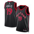 Jakob Poeltl Toronto Raptors Statement Edition Swingman Jersey - Black - Unisex
