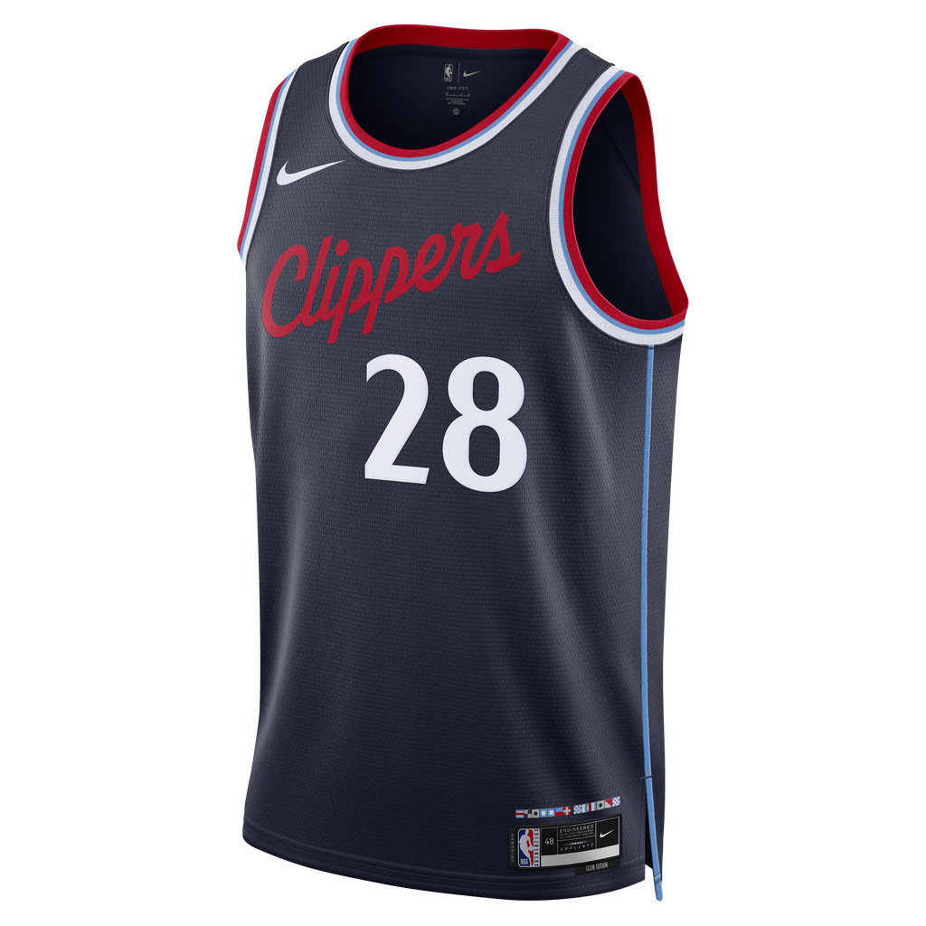 Rui Hachimura Los Angeles Clippers Icon Edition Replica Swingman Jersey - Navy - Unisex