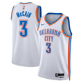 Jared McCain Oklahoma City Thunder Association Edition Swingman Jersey - White - Unisex