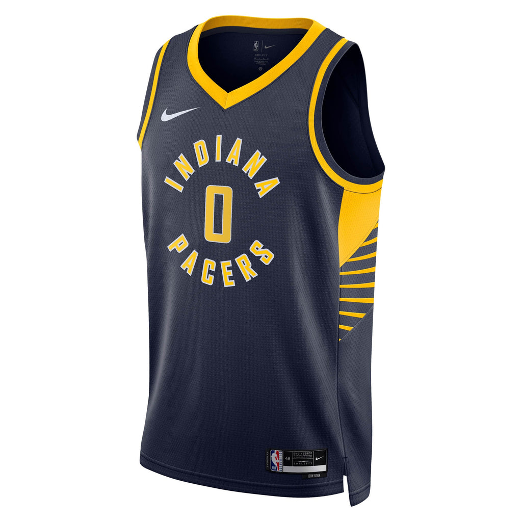 Tyrese Haliburton Indiana Pacers Icon Edition Swingman Jersey - Navy - Unisex
