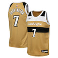Carlton Carrington Washington Wizards 2025/26 City Edition Swingman Jersey - Tan - Youth