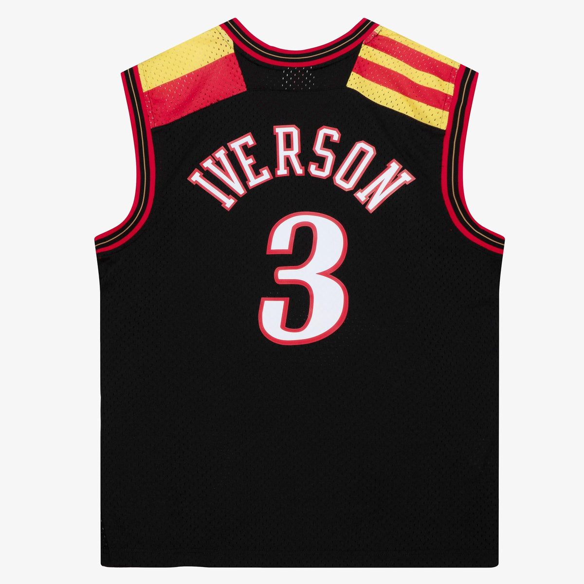 Allen Iverson Philadelphia 76ers 2006 Spain Authentic Alternate Jersey - Black