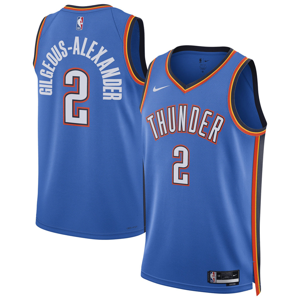 Shai Gilgeous-Alexander Oklahoma City Thunder Replica Swingman Icon Jersey - Unisex