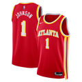 Jalen Johnson Atlanta Hawks Icon Edition Swingman Jersey - Red - Unisex