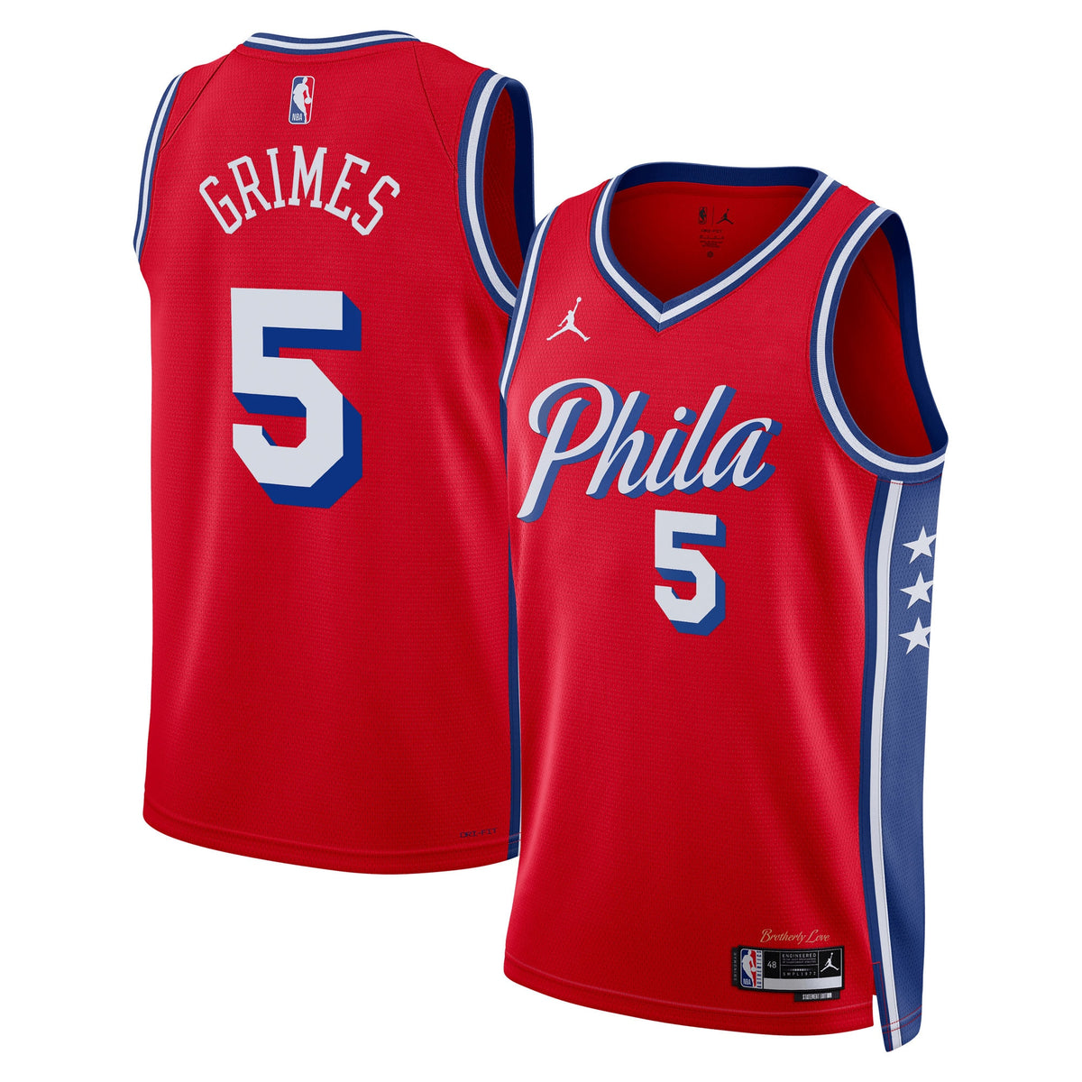 Quentin Grimes Philadelphia 76ers Statement Edition Swingman Jersey - Red - Unisex