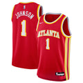 Jalen Johnson Atlanta Hawks Icon Edition Swingman Jersey - Red - Youth