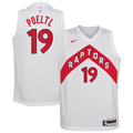 Jakob Poeltl Toronto Raptors Association Edition Swingman Jersey - White - Youth