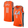 Brook Lopez Los Angeles Clippers 2025/26 City Edition Swingman Jersey - Orange - Unisex