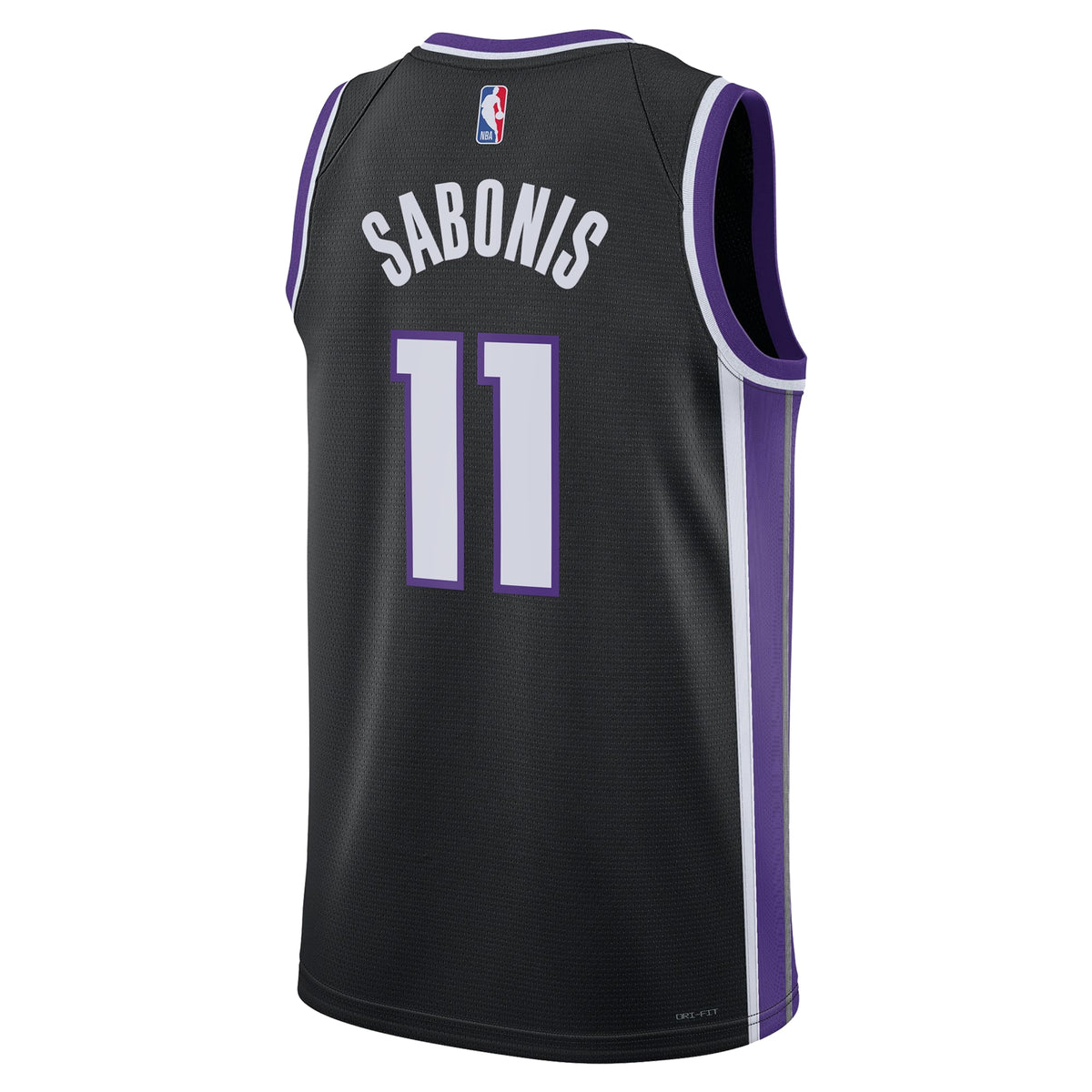 Domantas Sabonis Sacramento Kings Icon Edition Swingman Jersey - Black - Unisex
