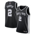 Dylan Harper San Antonio Spurs 2025 Icon Edition Swingman Jersey - Black - Youth