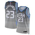 Lauri Markkanen Utah Jazz 2025/26 City Edition Swingman Jersey - Gray - Unisex