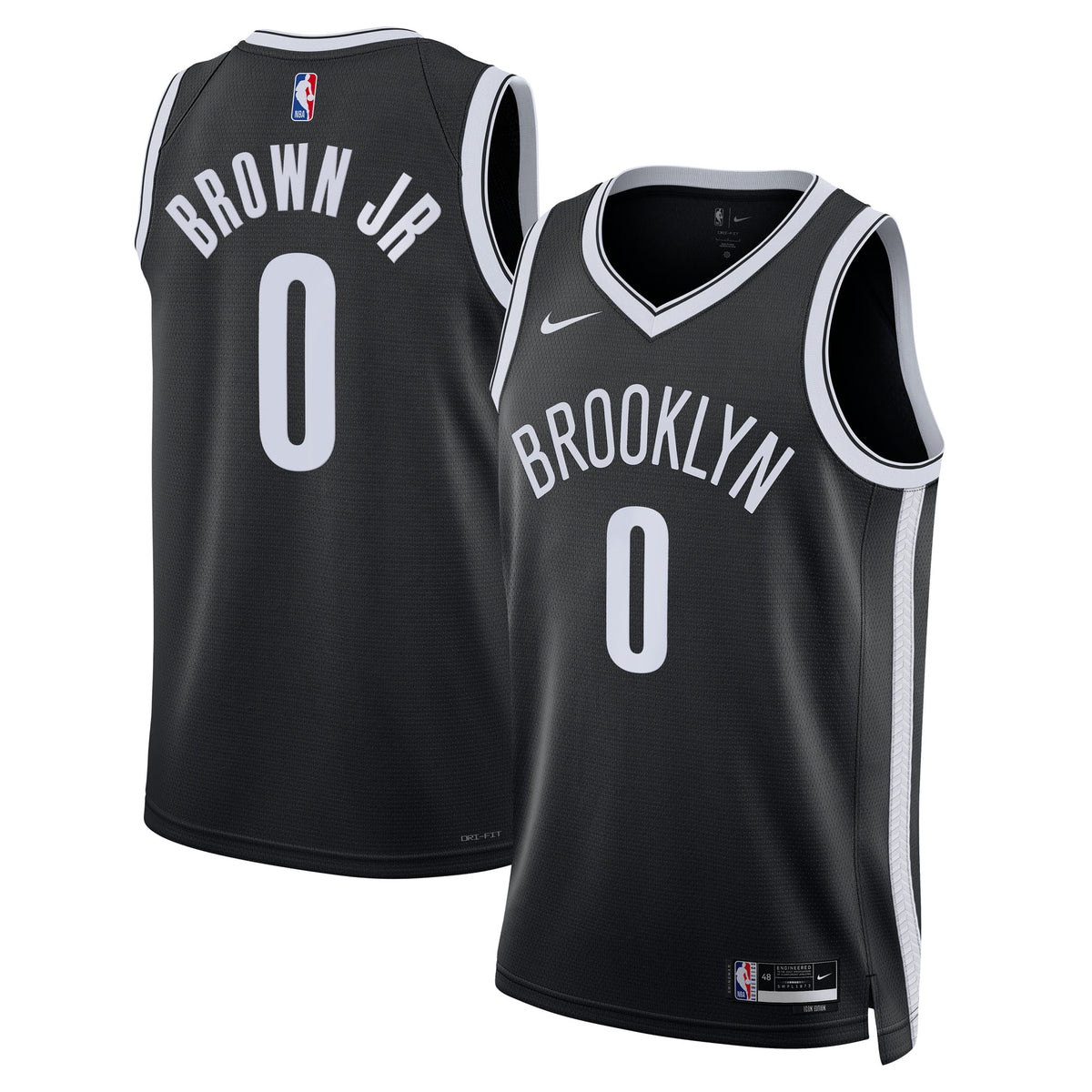 Mikel Brown Jr. Brooklyn Nets Swingman Icon Jersey - Black - Unisex