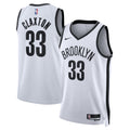 Nic Claxton Brooklyn Nets Association Edition Swingman Jersey - White - Unisex