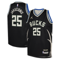 Kasparas Jakučionis Milwaukee Bucks Statement Edition Swingman Jersey - Hunter Green - Youth