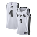 De'Aaron Fox San Antonio Spurs Association Edition Swingman Jersey - White - Youth
