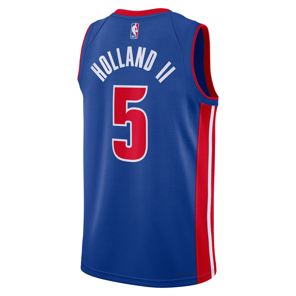 Ron Holland II Detroit Pistons 2024 Swingman Icon Jersey - Blue - Unisex