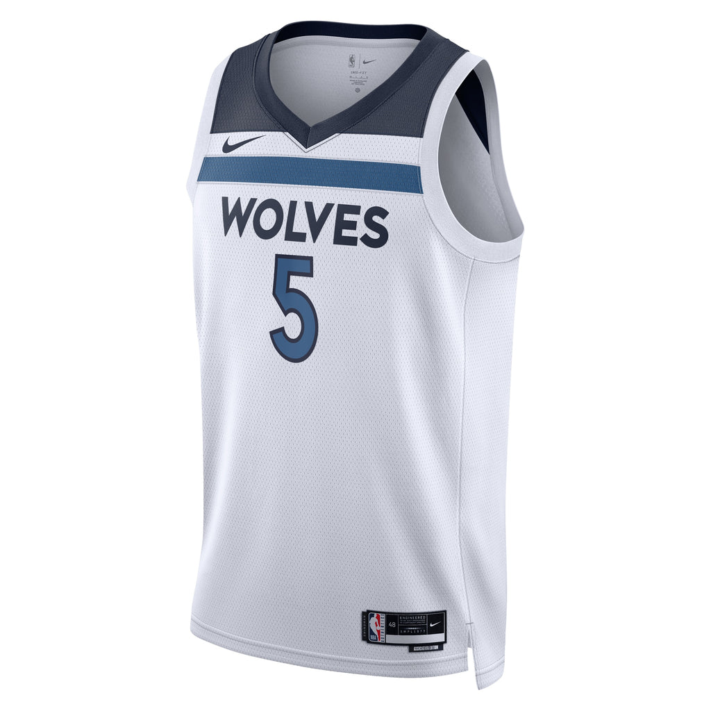 Anthony Edwards Minnesota Timberwolves Association Edition Swingman Jersey - White - Unisex