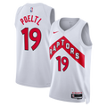 Jakob Poeltl Toronto Raptors Association Edition Swingman Jersey - White - Unisex