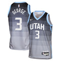 Keyonte George Utah Jazz 2025/26 City Edition Swingman Jersey - Gray - Youth