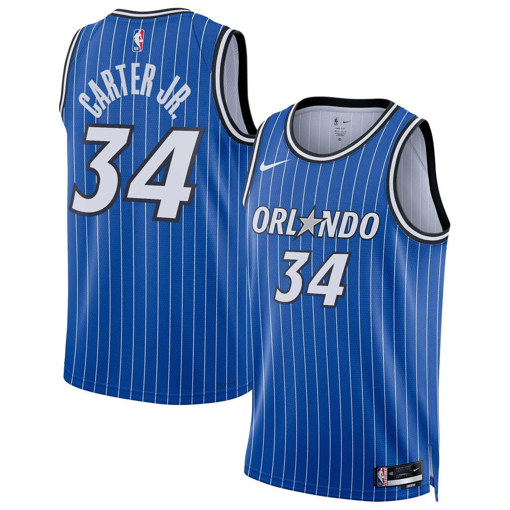 Wendell Carter Jr. Orlando Magic Icon Edition Replica Swingman Jersey - Blue - Unisex
