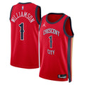 Zion Williamson New Orleans Pelicans Statement Edition Swingman Jersey - Red - Unisex