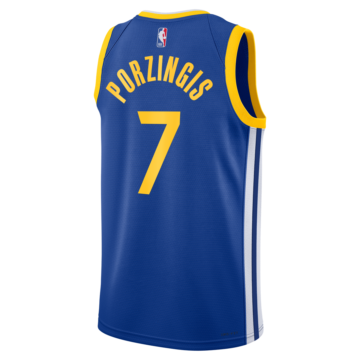 Kristaps Porziņģis Golden State Warriors Icon Edition Swingman Jersey - Royal - Unisex