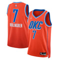 Chet Holmgren Oklahoma City Thunder Statement Edition Swingman Jersey - Orange - Unisex