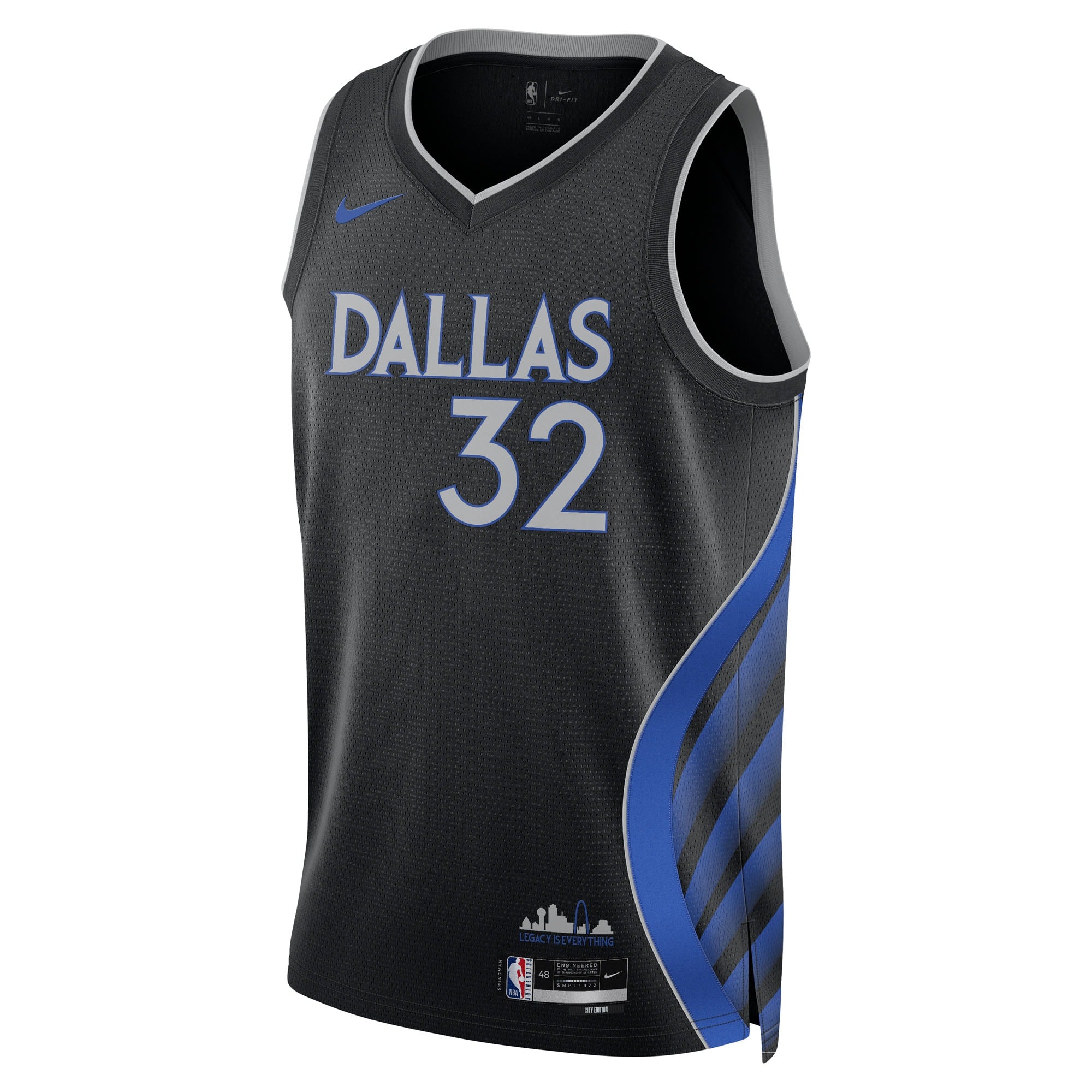 Cooper Flagg Dallas Mavericks 2025/26 City Edition Swingman Jersey - Black - Unisex