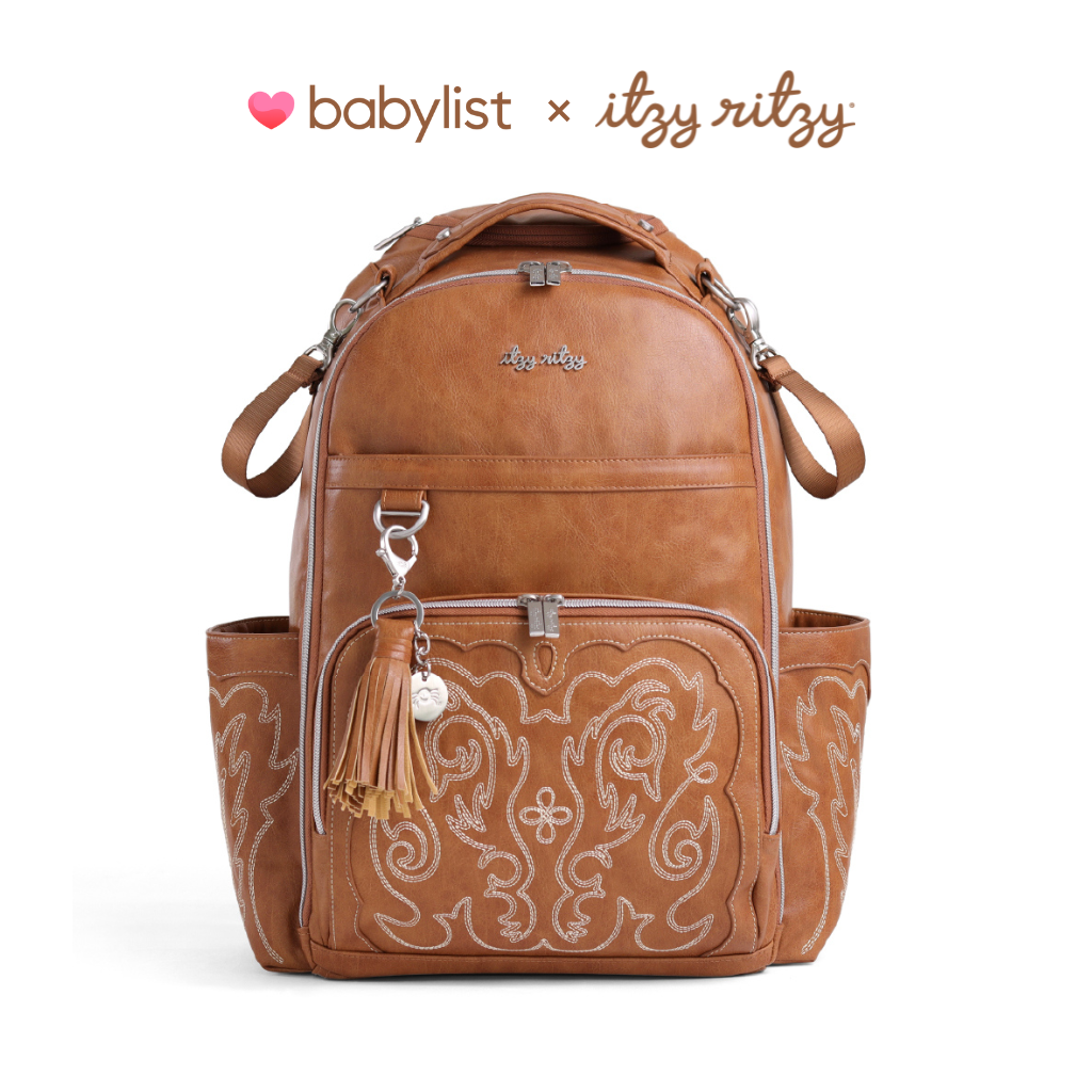 101001630_Itzy_Ritzy_Backpack_Boss_Plus_Western_Saddle_01 Babylist x Itzy Ritzy Saddle Boss Plus™ Large Diaper Bag Backpack - Image 1