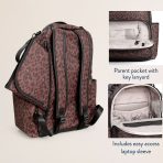 Boss Plus™ Large Diaper Bag Backpack - Leopard - Image 10