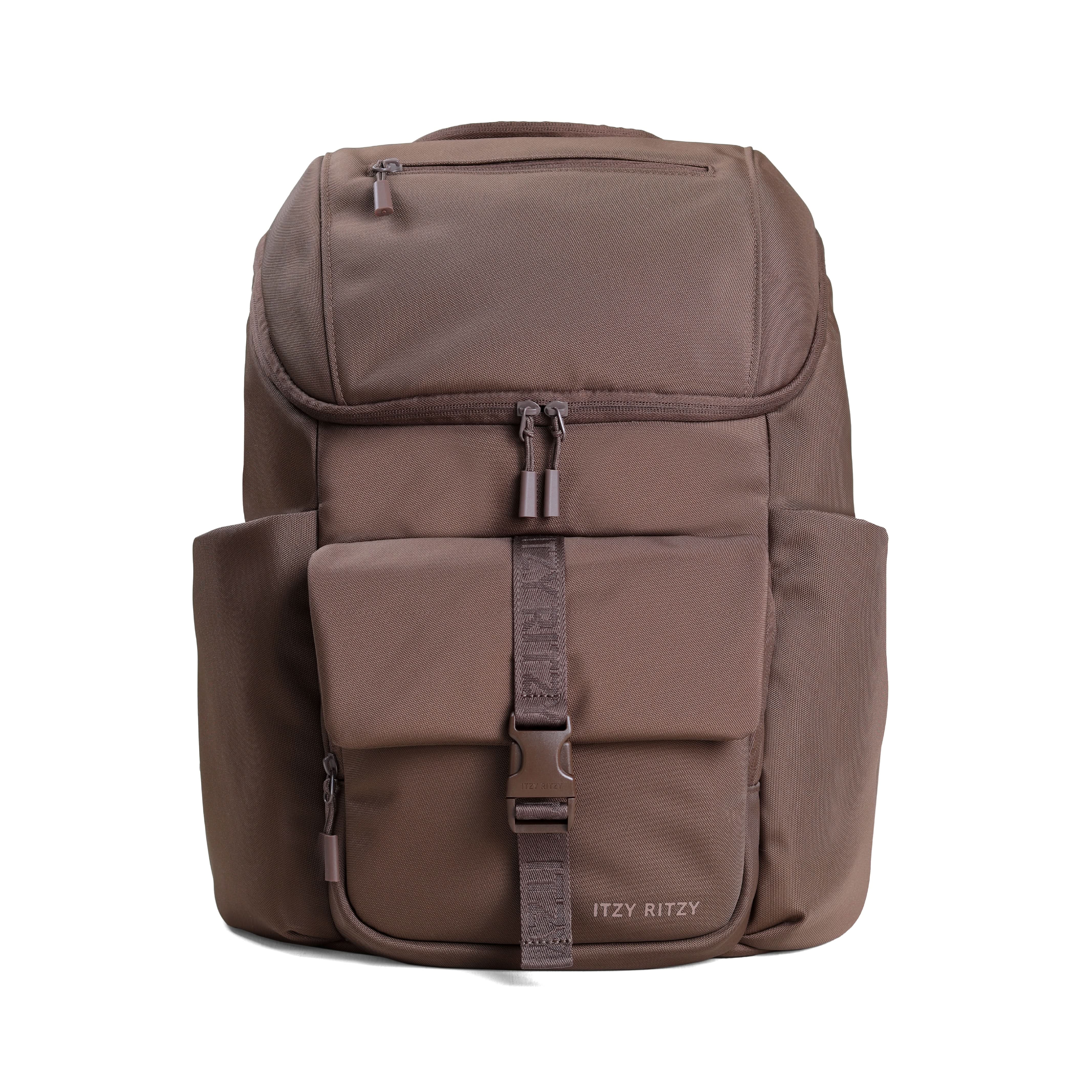101001917_Itzy_Ritzy_Diaper_Bags_Belong_Bucket_Open_Top_Chocolate-02 Belong Bucket Backpack™ - Image 1