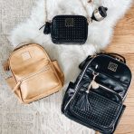 Chelsea + Cole for Itzy Ritzy Studded Double Take Crossbody Diaper Bag - Image 6