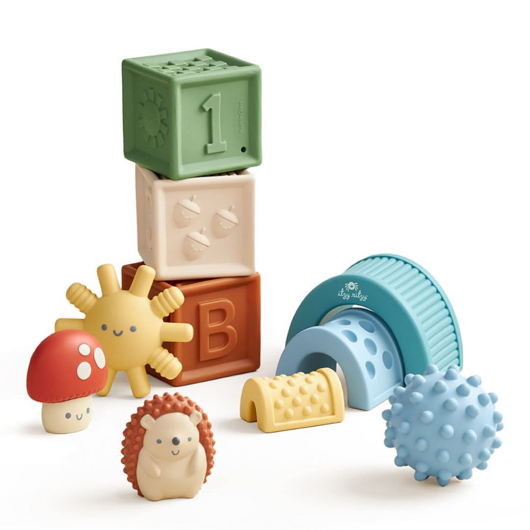 1_a0306ab2-d056-42b3-9cbe-14d6a2f22947 Itzy Blocks™ Sensory Blocks Set - Image 1