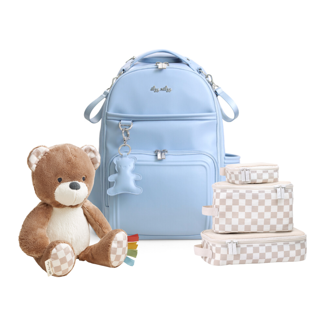 2_93fd7385-d1fb-4a73-a7e6-f8994f7ff0f4 Teddy Blue Diaper Bag Bundle - Image 1