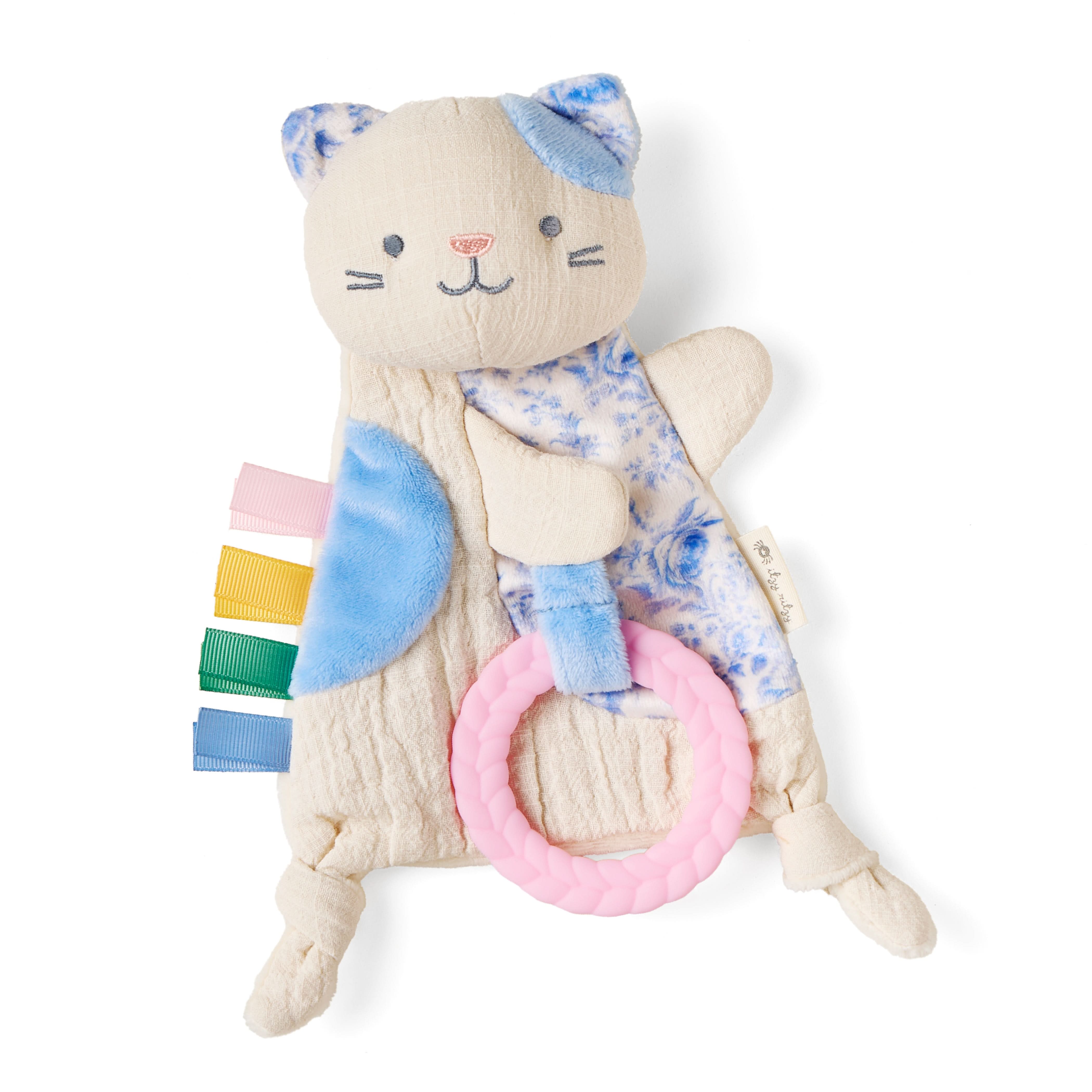 303001928_Itzy_Ritzy_Toy_Bitzy_Crinkle_Kitty-01 Bitzy Crinkle™ Sensory Crinkle Toy with Teether - Image 1