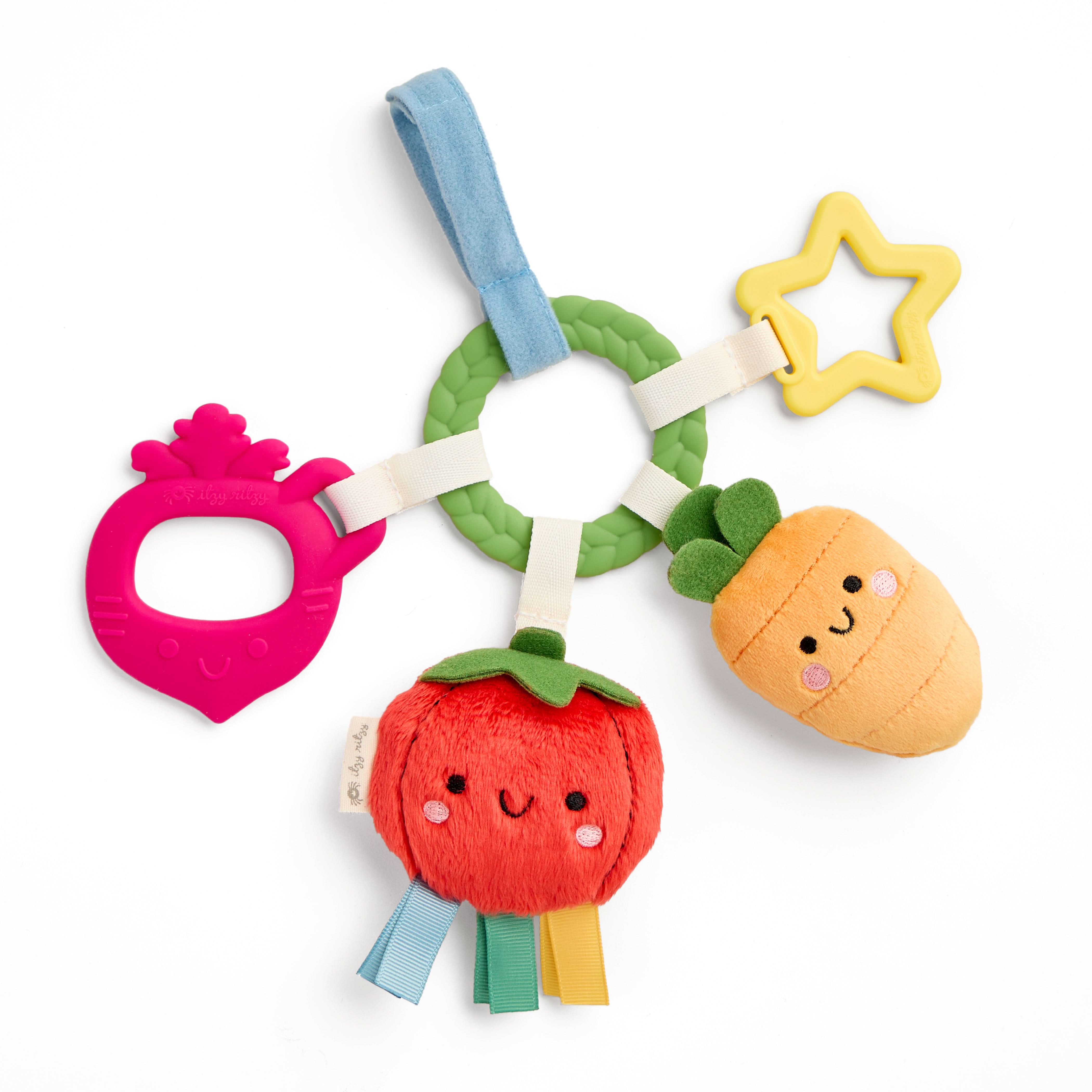 303401835_Itzy_Ritzy_Toy_Bitzy_Busy_Ring_Veggie-01 Bitzy Busy Ring™ Teething Activity Toy - Image 1