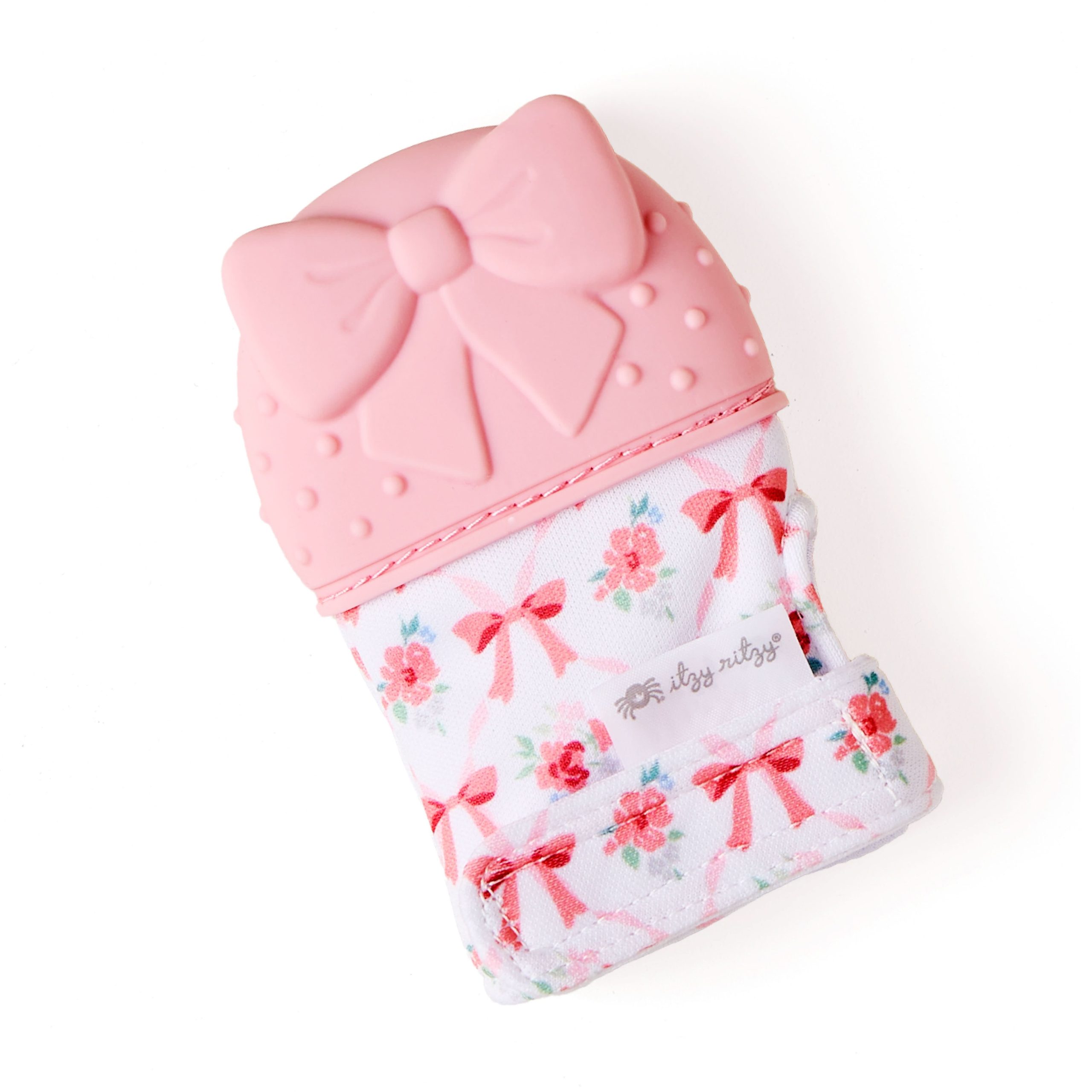 604201894_Itzy_Ritzy_Teething_Itzy_Mitt_Bow-01 Itzy Mitt® Teething Mittens - Image 1