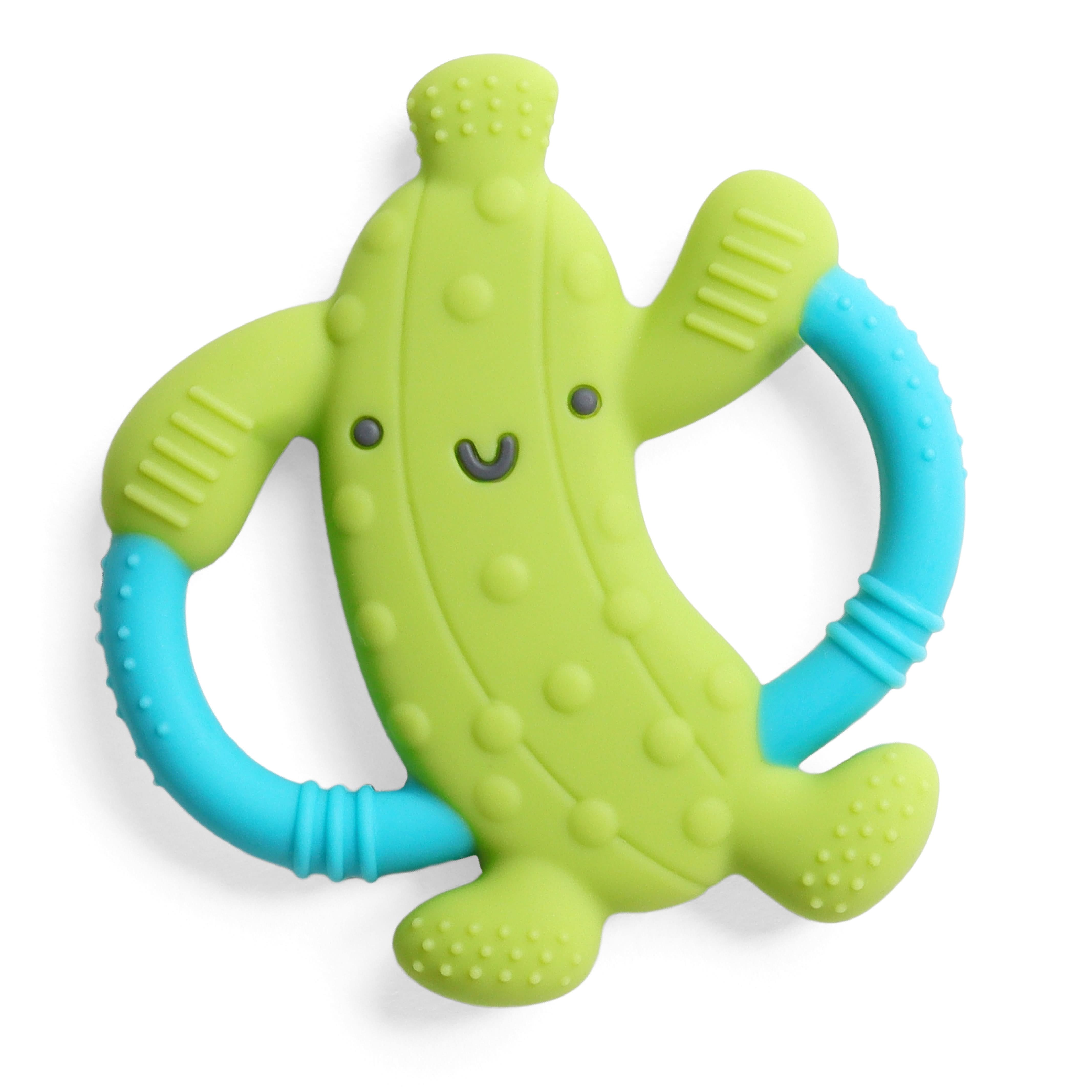 604501833_Itzy_Ritzy_Teether_Chew_Crew_Pickle-01 Chew Crew™ Silicone Handle Teether - Image 1