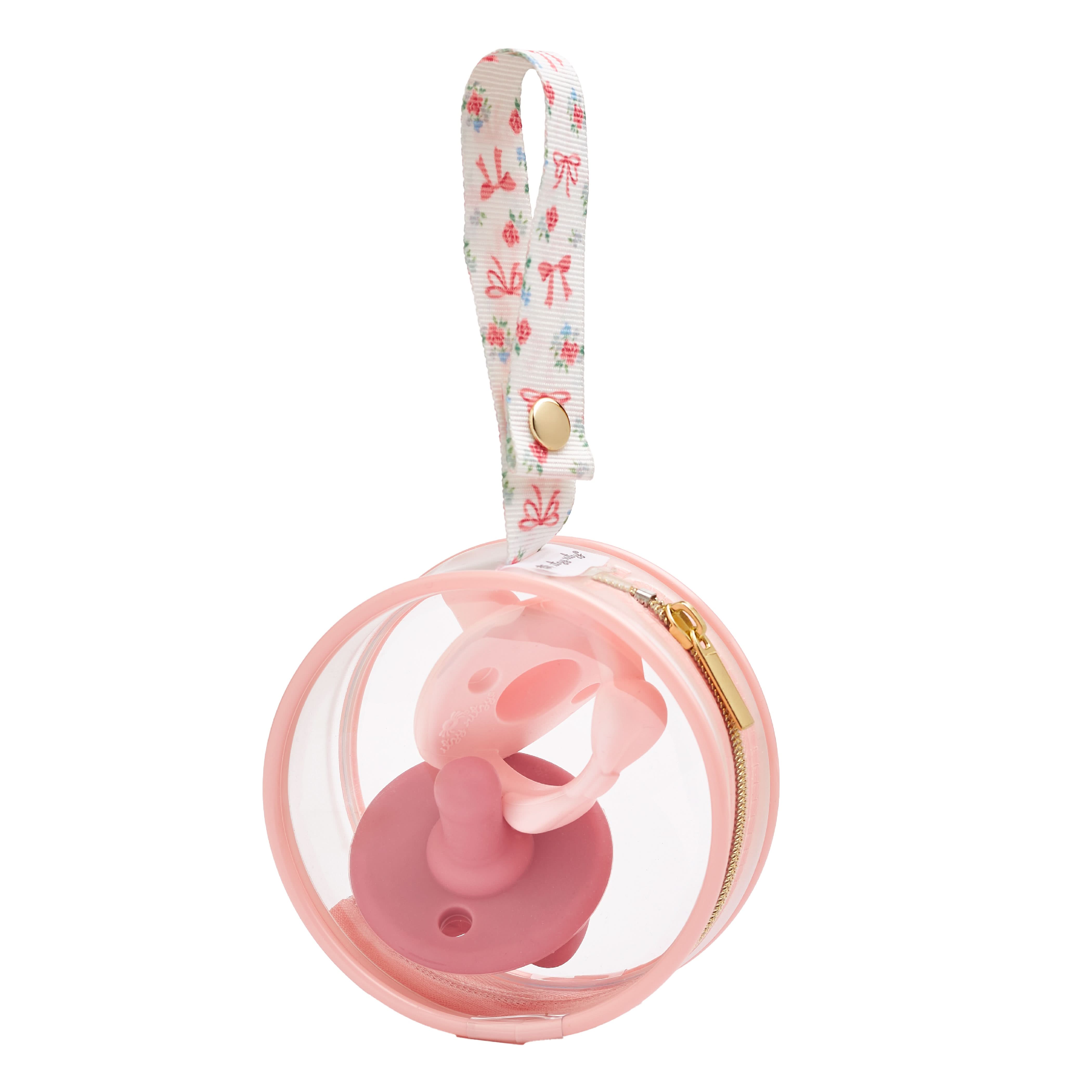 705001895_Itzy_Ritzy_Pacifier_Accessory_Itzy_Paci_Case_Pink_Bows-02 Itzy Paci Case™ - Image 1