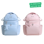 Ribbons & Roses & Teddy Blue Diaper Bag Bundle (Ships June 2026)