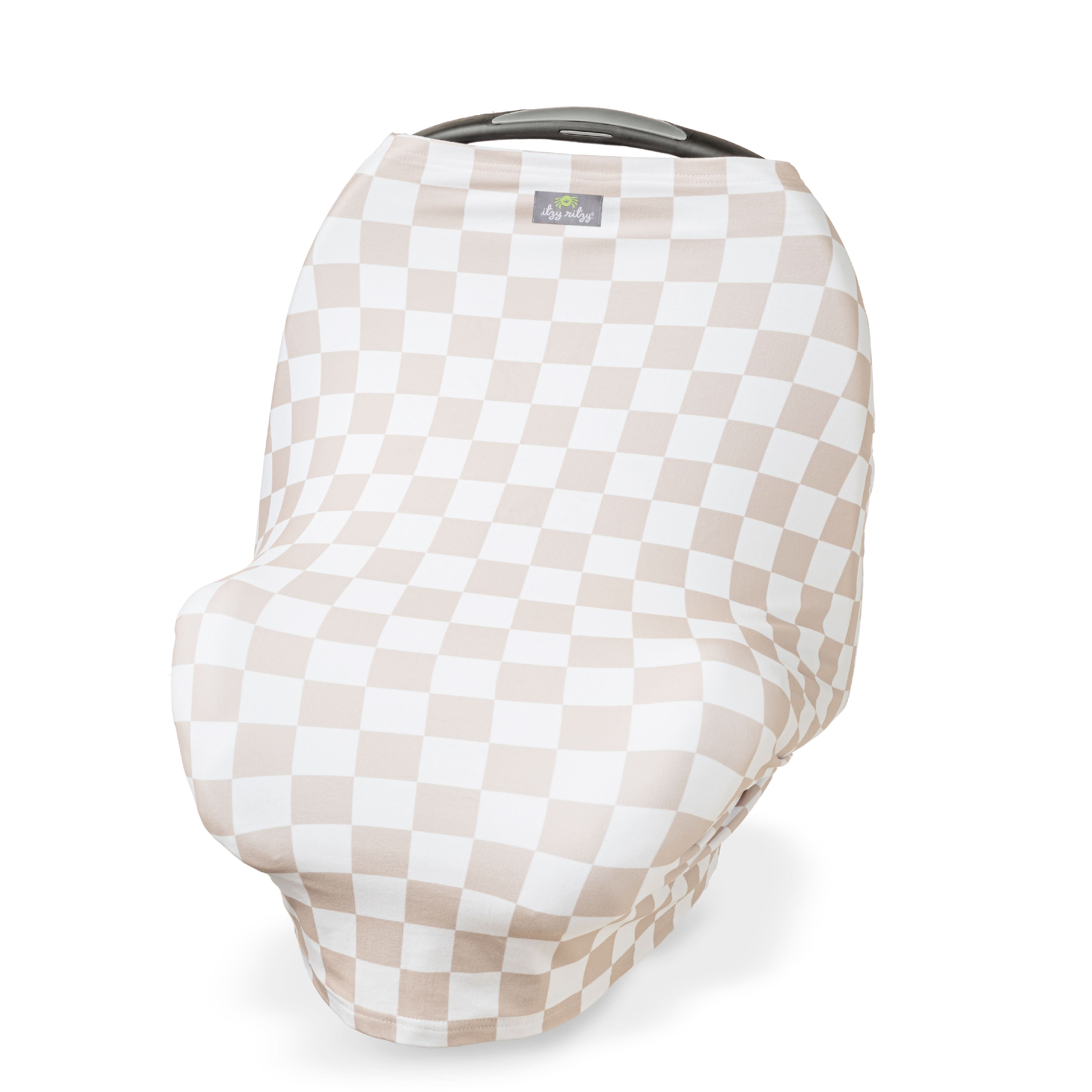 MBOSS856601_Itzy_Ritzy_Nursing_Mom_Boss_Check_Yes-01 Mom Boss® 4-in-1 Multi-Use Nursing Cover and Scarf - Image 1