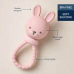 Sweetie Rattle™ Silicone Teether - Image 2